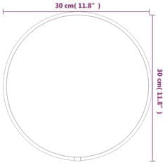 Vidaxl Stensko ogledalo zlate Ø 20 cm okroglo