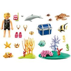 Playmobil TREASURE DIVER DARILNI SET 70678, TREASURE DIVER DARILNI SET 70678