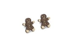 BeWooden ženske Božič uhani Gingerbread earrings univerzalna