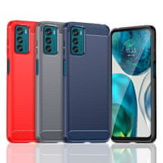 slomart carbon case za motorola moto g42 upogljiv silikonski carbon ovitek črn