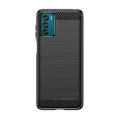 slomart carbon case za motorola moto g42 upogljiv silikonski carbon ovitek črn