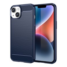 slomart ovitek carbon za iphone 14 plus upogljiv gel zadnji ovitek moder