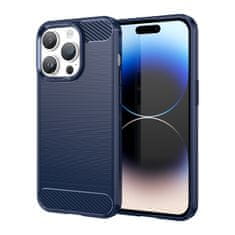 slomart carbon case iphone 14 pro upogljiv gel zadnji ovitek moder