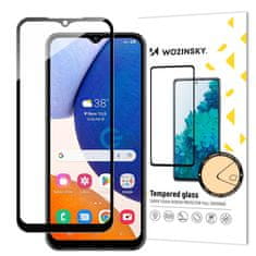 slomart wozinsky polno lepljeno kaljeno steklo samsung galaxy a14 5g / a14 9h poln zaslon kaljeno steklo s črnim robom