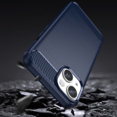 slomart ovitek carbon case za iphone 14, upogljiv gel zadnji ovitek, moder