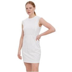 Vero Moda Ženska obleka VMHOLLYN Regular Fit 10265206 Snežno White (Velikost L)