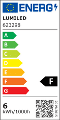 LUMILED 10x LED žarnica E14 R50 6W = 50W 540lm 4000K Nevtralno bela 120°