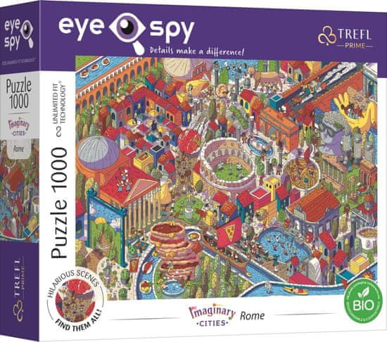 Trefl Puzzle UFT Eye-Spy Imaginarna mesta: Rim, Italija 1000 kosov