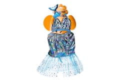 karneval - morska deklica, obleka z naglavnim trakom