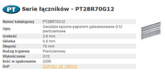 shumee BOSTITCH ŽEBLJI PT 280-70 OBROČ G12 2,2M