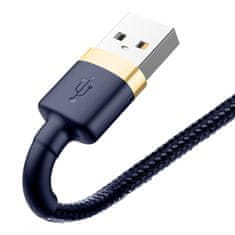 BASEUS Trajni najlonski kabel USB Iphone Lightning kabel QC3.0 1.5A 2M modra