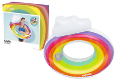 shumee Napihljiv plavalni obroč 107 cm Rainbow Bestway 43647