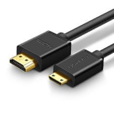 Ugreen kabel HDMI - mini HDMI 19 pin 2.0v 4K 60Hz 30AWG 1,5 m črn (11167)