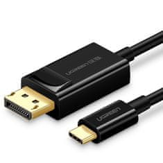 Ugreen UGREEN ENOSMERNI ADAPTERSKI KABEL USB TYPE C ZA DISPLAY PORT 4K 1,5 M ČRN (MM139)