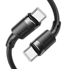 Joyroom robusten kabel USB Type C - USB Type C 3A 1,8 m črn (S-1830N9)