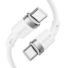 Joyroom robusten kabel USB Type C - USB Type C 3A 1,8 m, bel (S-1830N9)