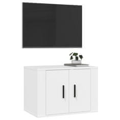 Vidaxl Stenska TV omarica bela 57x34,5x40 cm