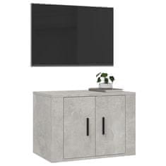 Vidaxl Stenska TV omarica betonsko siva 57x34,5x40 cm