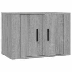 Vidaxl Stenska TV omarica siva sonoma 57x34,5x40 cm