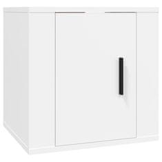 Vidaxl Stenska TV omarica 2 kosa bela 40x34,5x40 cm