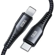 slomart joyroom kabel mfi kabel usb tipa c - lightning 2.1a 1.8m črn (st-c04 1.8m black)