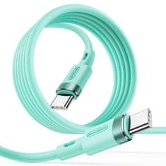 Joyroom kabel usb type c - usb type c pd 60w 1,2m zelen (s-1230n9)