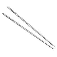 Northix Dolge palčke / chopsticks iz nerjavečega jekla - 38 cm 