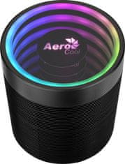 Aerocool Aerocool Mirage 5 notranji procesorski hladilnik, črn, 6 cm, s svetlobno LED, 5 toplotnimi cevmi, 150 W TDP