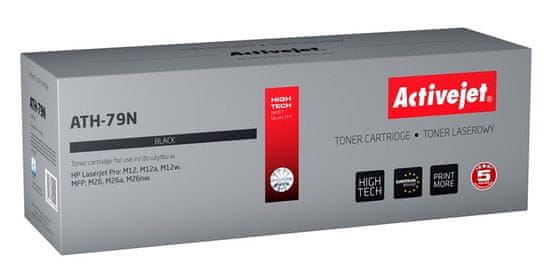 Effiki activejet ath-79n toner (nadomestni hp 79a cf279a; vrhunski; 2000 strani; črn)