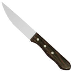 Noah Narezan nož za steak iz nerjavečega jekla WENGE z lesenim ročajem, dolg 125 mm - Hendi 841143