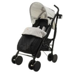 Euro Baby Voziček eco swiss design 300d srednja siva