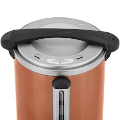 Royal Catering Grelnik vode z dvojnimi stenami in odcejalnikom 13,5 L 2500 W oranžne barve