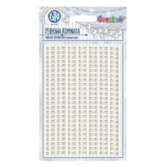 Astra CREATIVO Dekorativni samolepilni kroglice, 6 mm, 266 kosov, BELA, 335118013