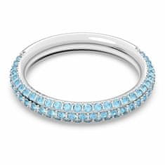 Swarovski Čudovit prstan z modrimi kristali Swarovski Stone 5642903 (Obseg 50 mm)
