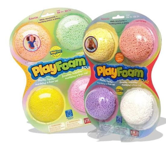 PlayFoam Set za balinanje iz pene - 4 paketi G+4 paketi bleščic