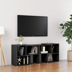 Greatstore TV omarica črna 104x30x52 cm iverna plošča