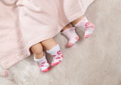 Baby Annabell Nogavice, 2 par, 43 cm, belo-roza