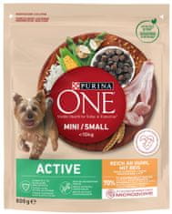 Purina ONE ONE ACTIVE pasji piščanec 8x800 g