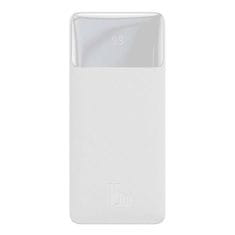 BASEUS powerbank bipow 30000mah, 2xusb, usb-c, 15W (bela)