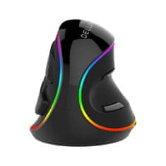 Delux Delux M618Plus 4000DPI RGB navpična miška - odprta embalaža