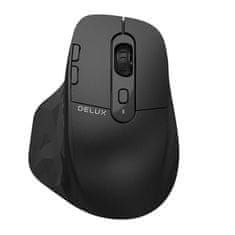 Delux Brezžična miška Delux M912DB 2.4G (črna)