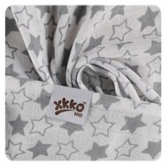 XKKO BMB brisača iz bambusa 90x100 Little Stars Silver