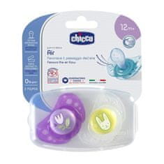 Chicco Silikonski spodbujevalnik PHYSIO AIR, roza, 16m +, 2pcs