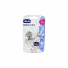 Chicco Držalo Pacifier univerzalno, sivo, 0m +