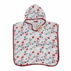 XKKO BMB Flowers&Birds Girls, pončo iz bambusa, vel 1, 1-2 leti