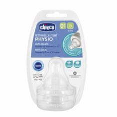 Chicco Physio, Rezervna duda za steklenico Perfekt 5, srednji pretok 2m +, 2 kom