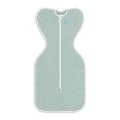 LOVE TO DREAM Swaddle UP Lite-Wrapper, velikost XS, olivno zelena, FAZA 1, 0-1m, 2,2-3,8 kg