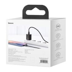 BASEUS Hitri polnilec za Iphone Super Si 1C 20W Power Delivery + USB-C - Lightning kabel 1m črn