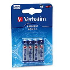 Verbatim baterije AAA 1,5V Alkaline blister 4ks