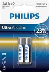Philips LR03E2B/10 Ultra alkalne baterije AAA 2 kosa